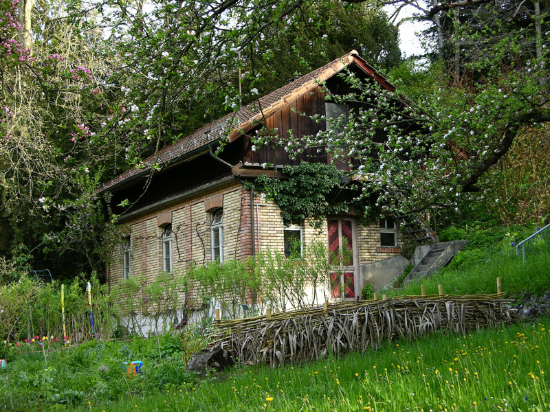 Die ehemalige Fischerei wird heute duch die Gartenpädagogik genutzt