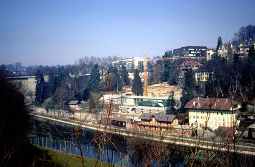 Grossbaustelle für die drei neuen Schauhäuser (1975)